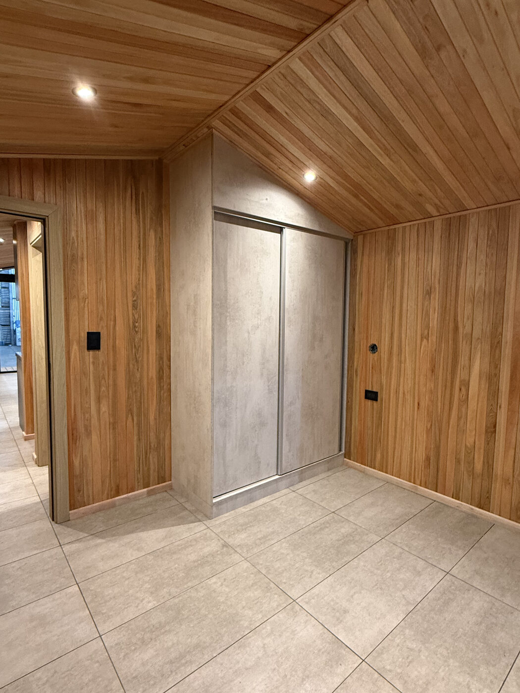 Dormitorio con placard